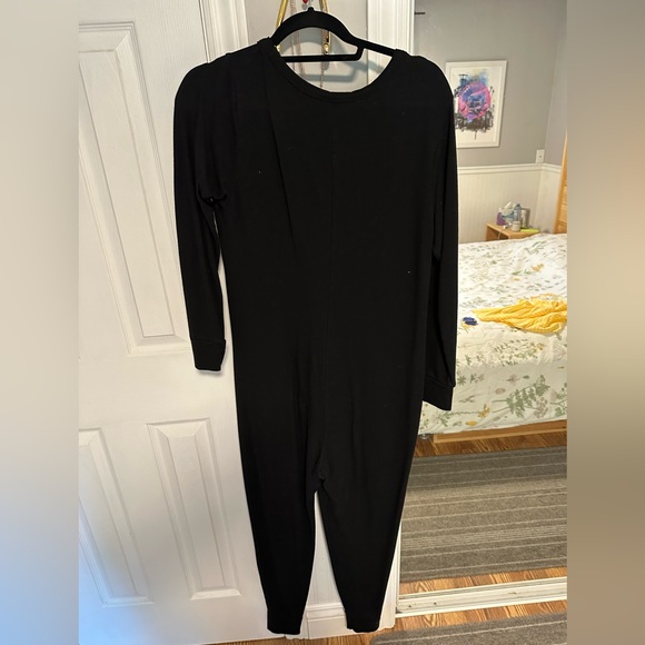 Smash + Tess Henley Romper in black. size small - Picture 1 of 3